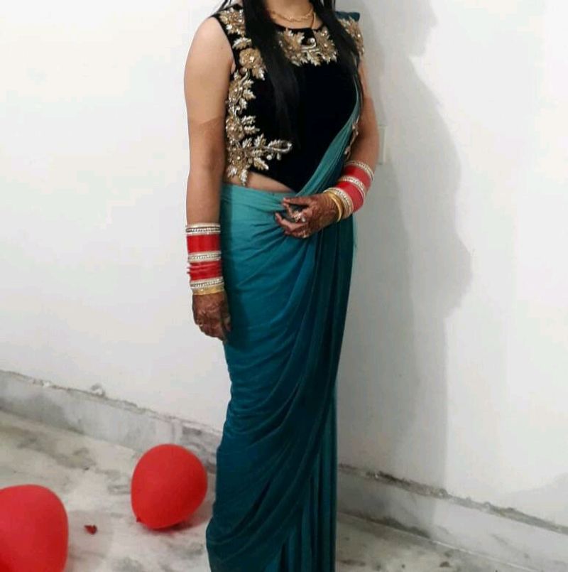 Lycra Saree