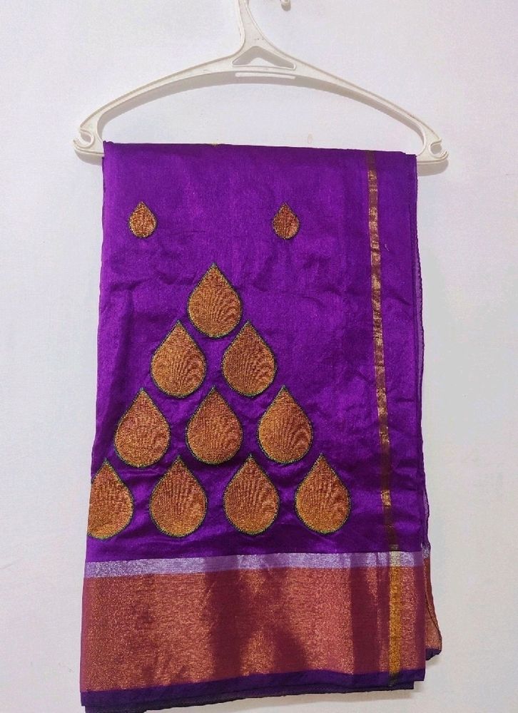 Purple Saree