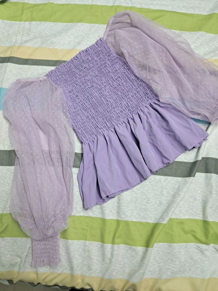 Cute Lavender Top