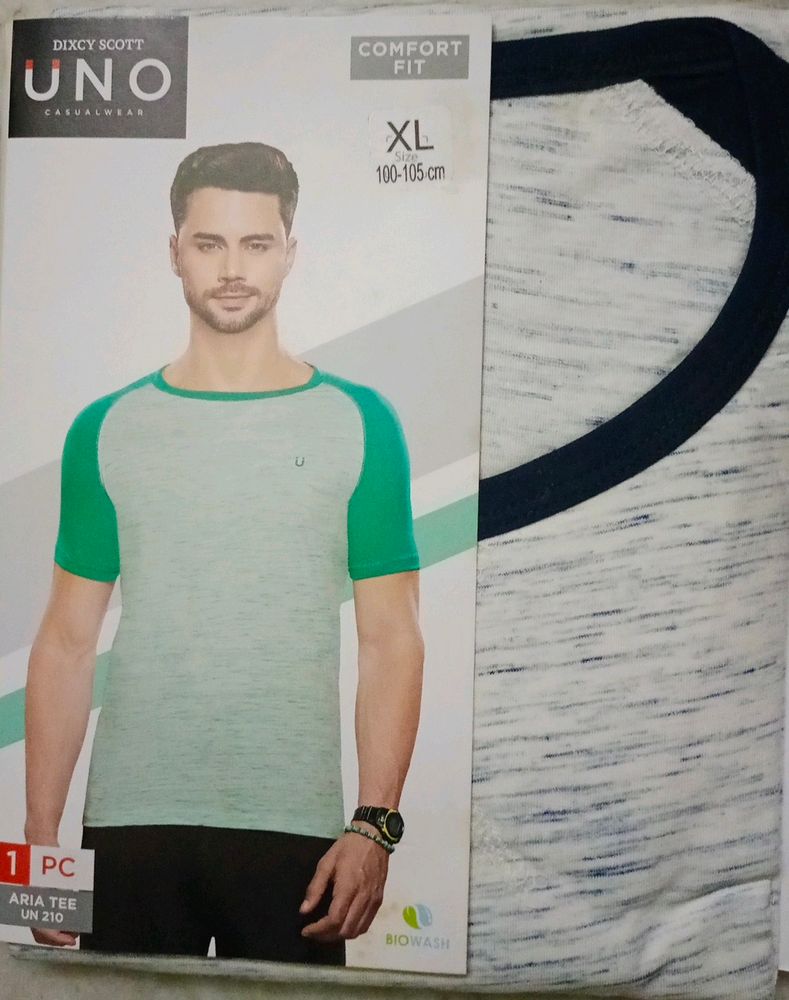 T SHIRT, BRAND : DIXCY SCOTT UNO COTTON RICH