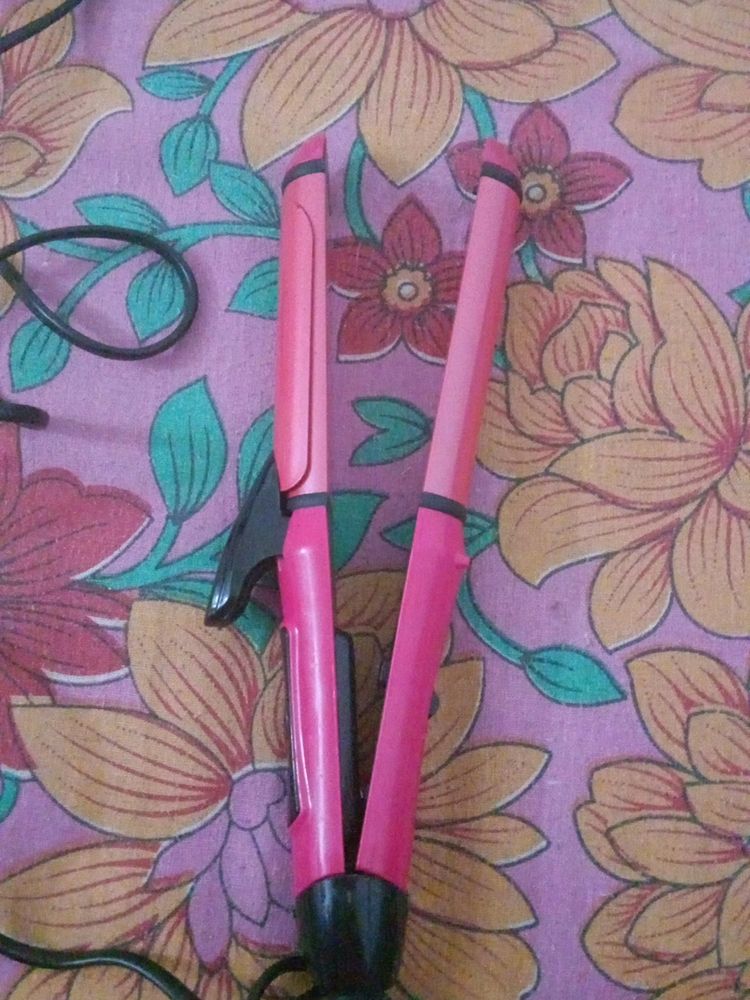 Two In One Hair Straightener (Pink)