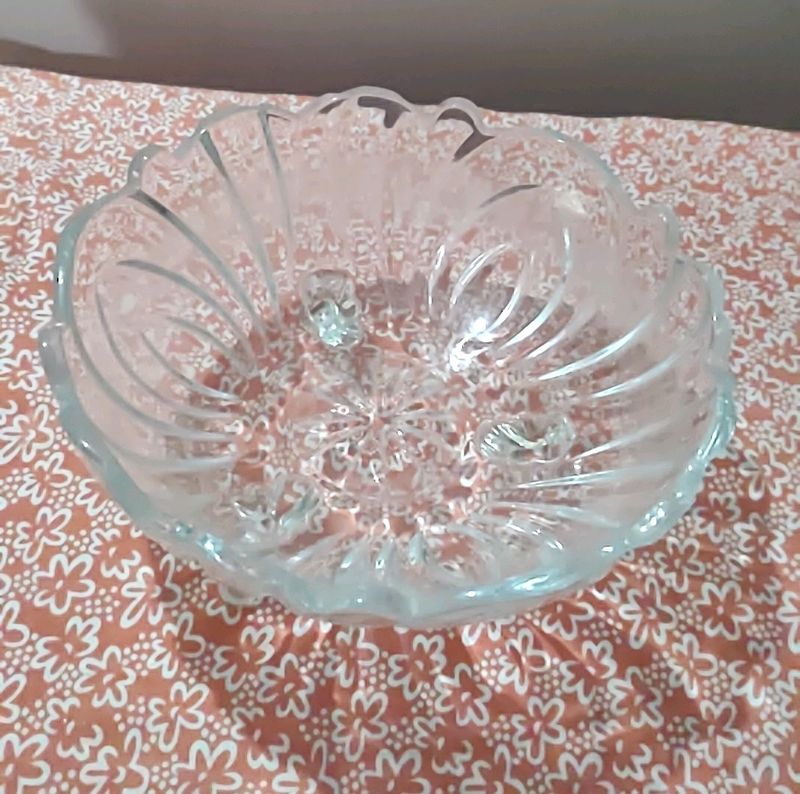 One Large Glass Bowl