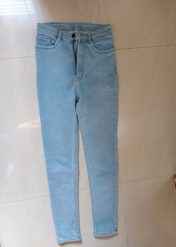 30 Rs Delivery Discount 🎉Light Blue Jeans