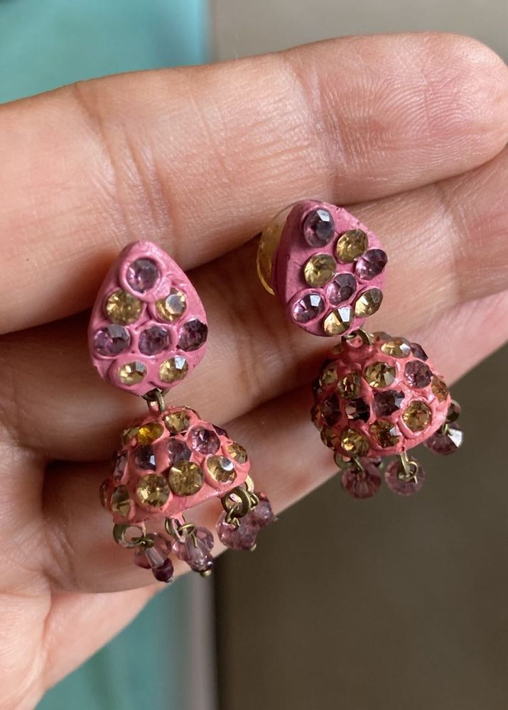 Fancy Jhumkas And Studs