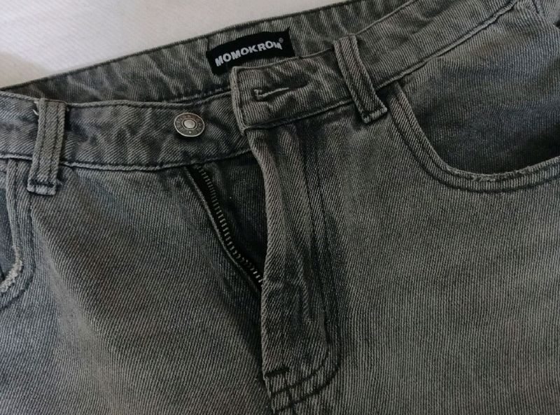 Charcoal Baggy Jeans