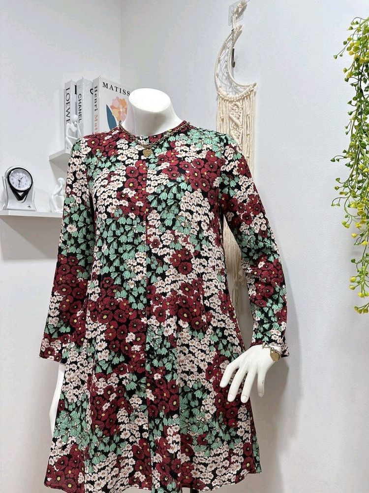 Luxury Fashion Zara Floral Dress 702