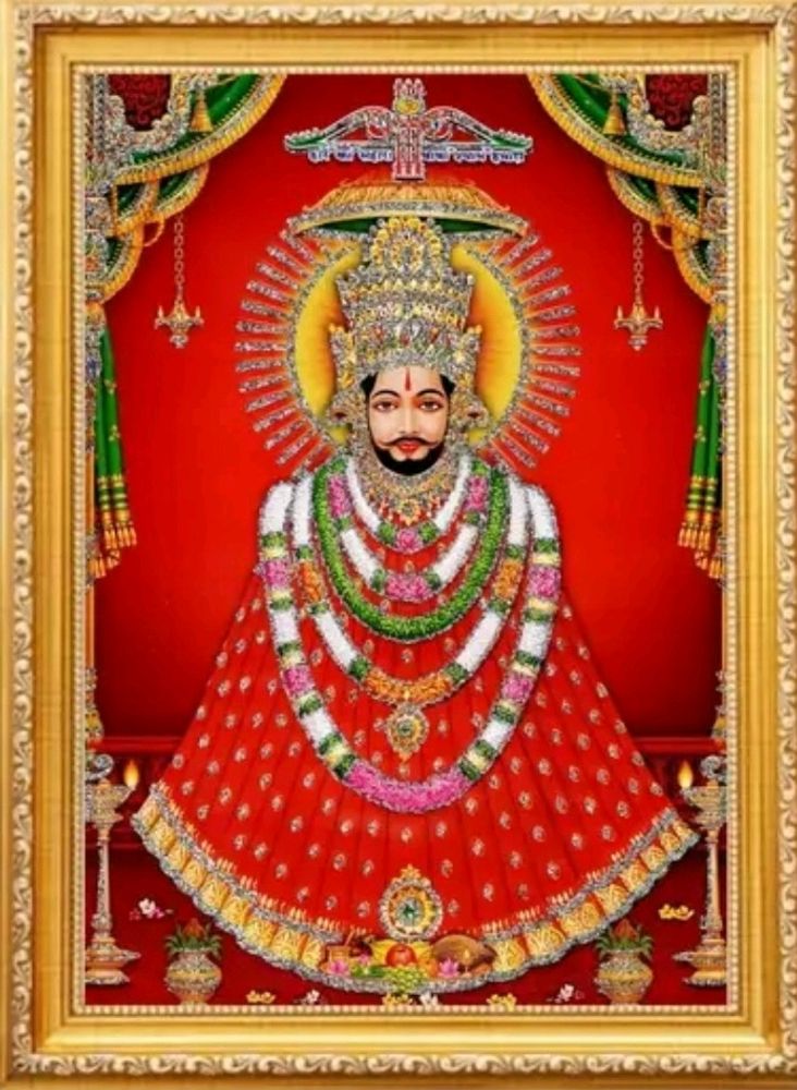 Khatu Shyam Ji Photo Frame For Pooja Archna