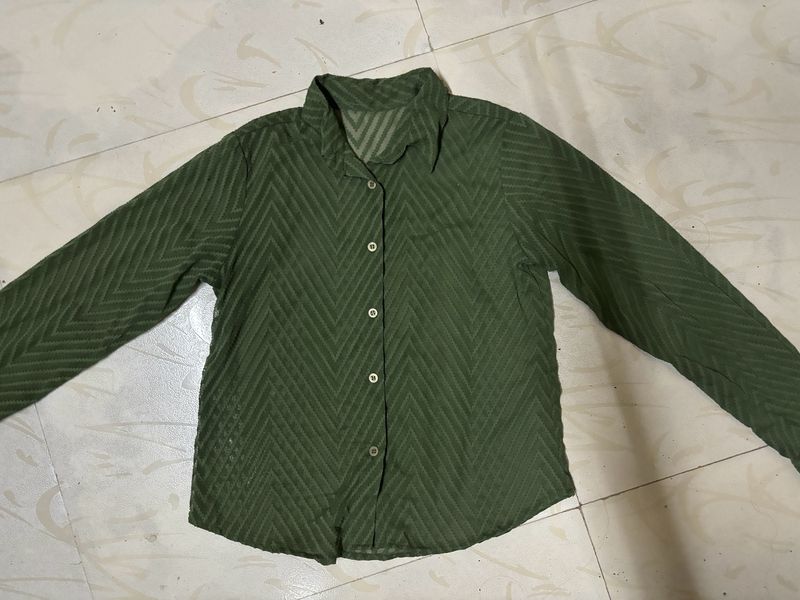 Olive Green Shirt