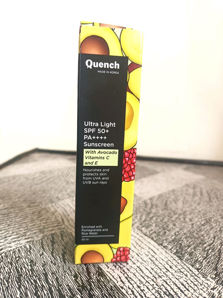 Quench Ultra Light Spf 50+ PA++++ Sunscreen -50 ML