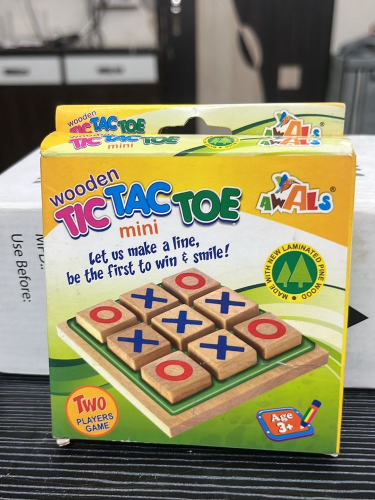 Wooden Tic Tac Toe