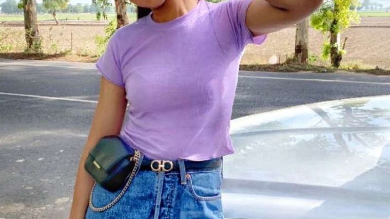 Lavender Crop Top