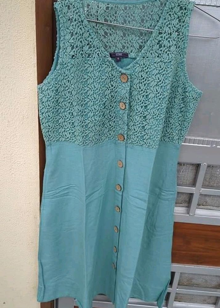 Sea Green Dress