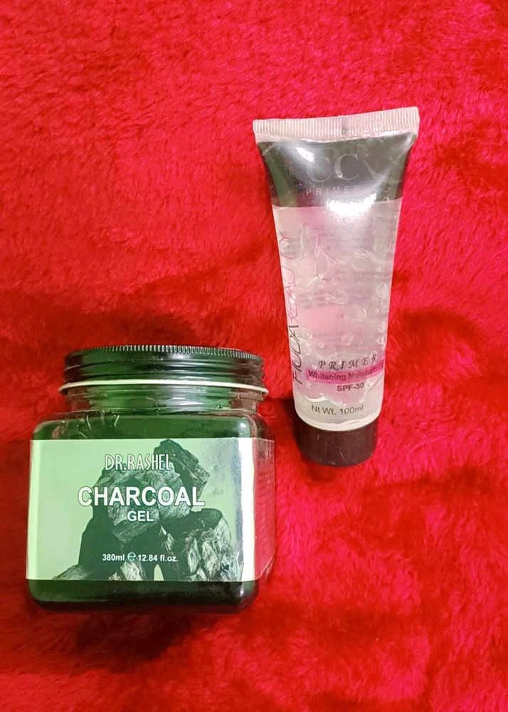 Dr Rashel Charcoal Whitening Gel N Primer