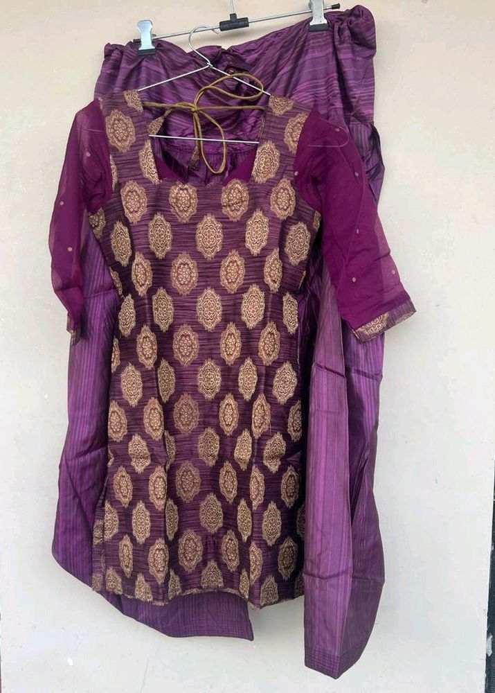 Purple Patiyala Set