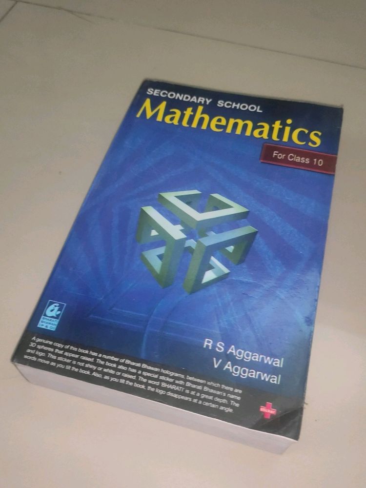 Mathematics For Class 10th Secondary School