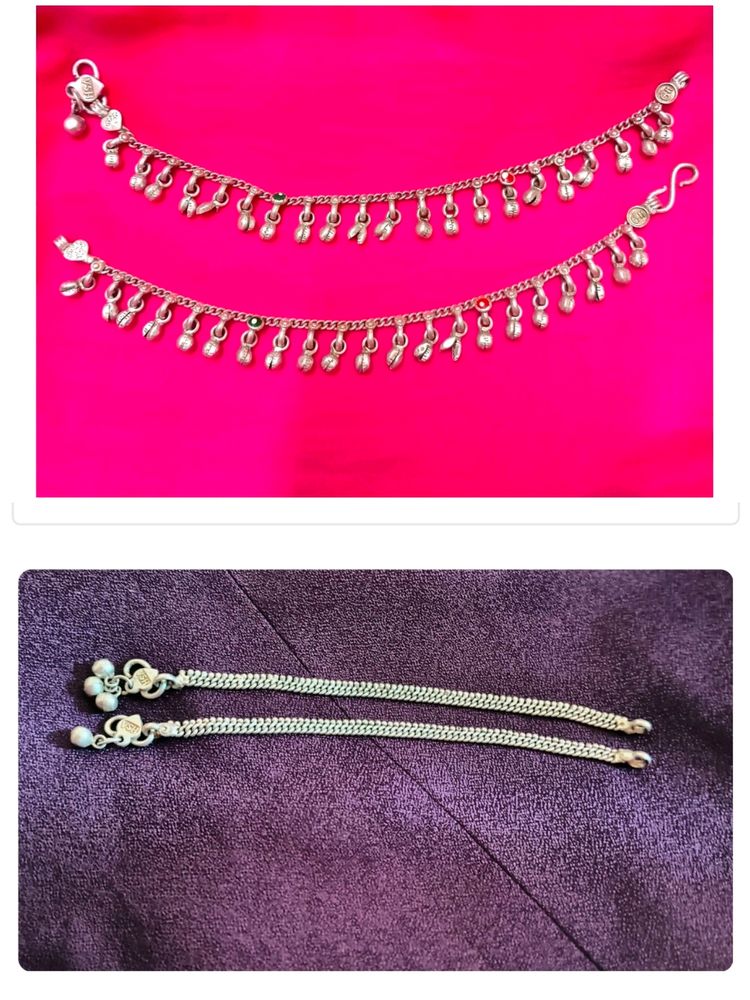 Original Silver Anklets