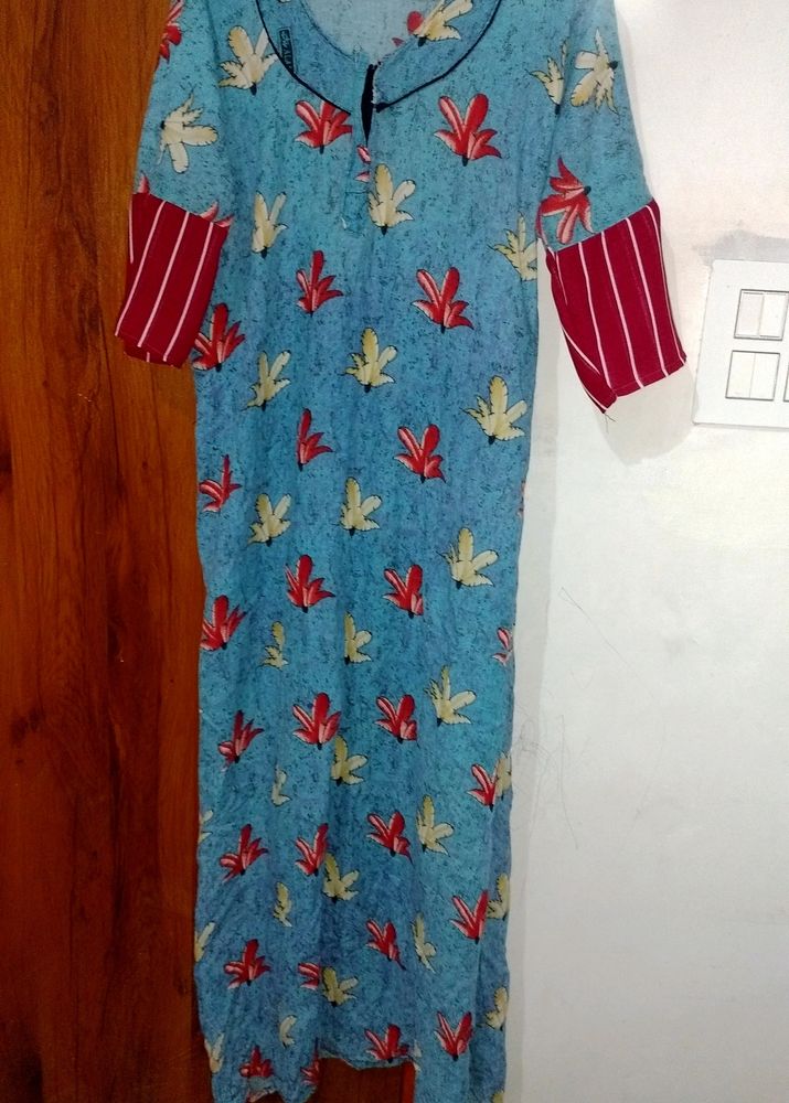 WOMEN COTTON NIGHTY