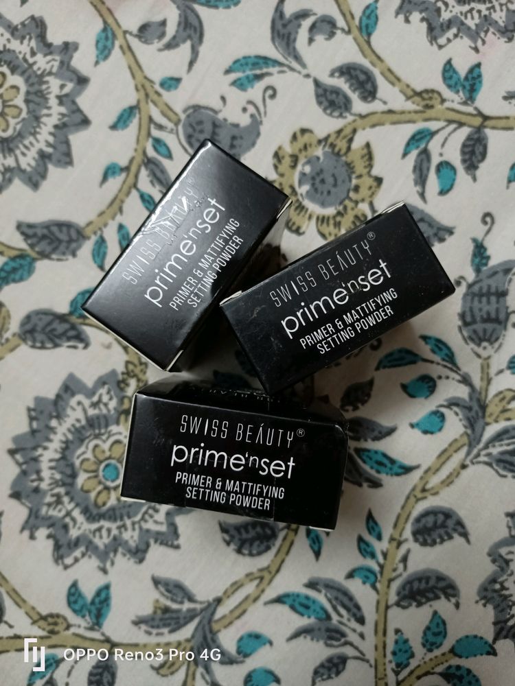 Swiss Beauty Primer & Mattifying Setting Powder