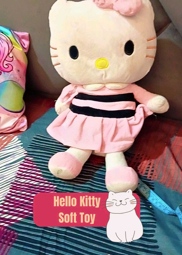 Hello kitty Soft Toy For Kids. Sli