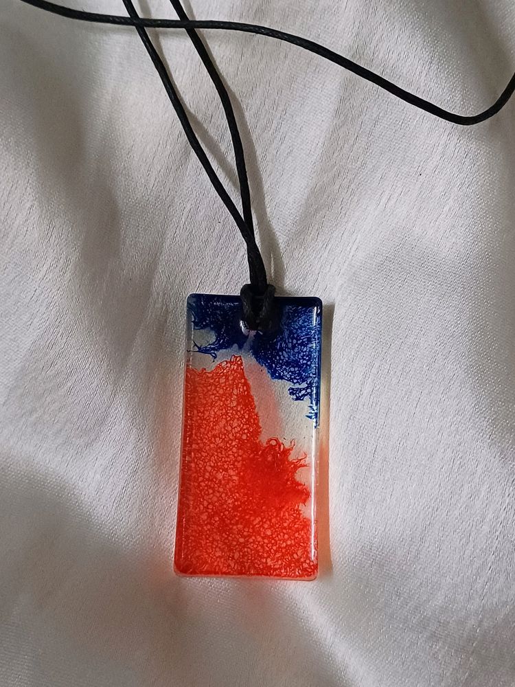 Handmade Unisex Pendant With Adjustable Cord.