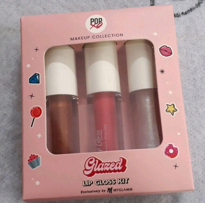 POPxo Makeup Lip Gloss Kit - Glazed