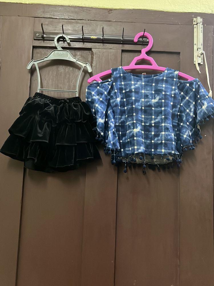 Kids Set Top& Skirt