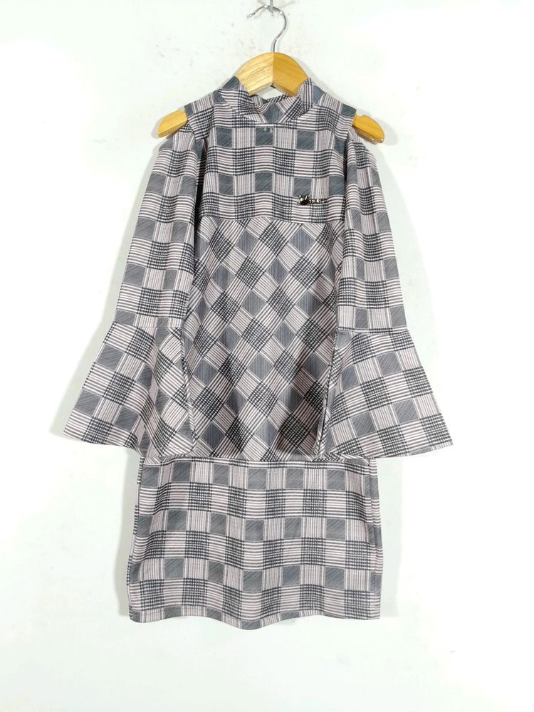 Multicolor Checks Dress(Girls)