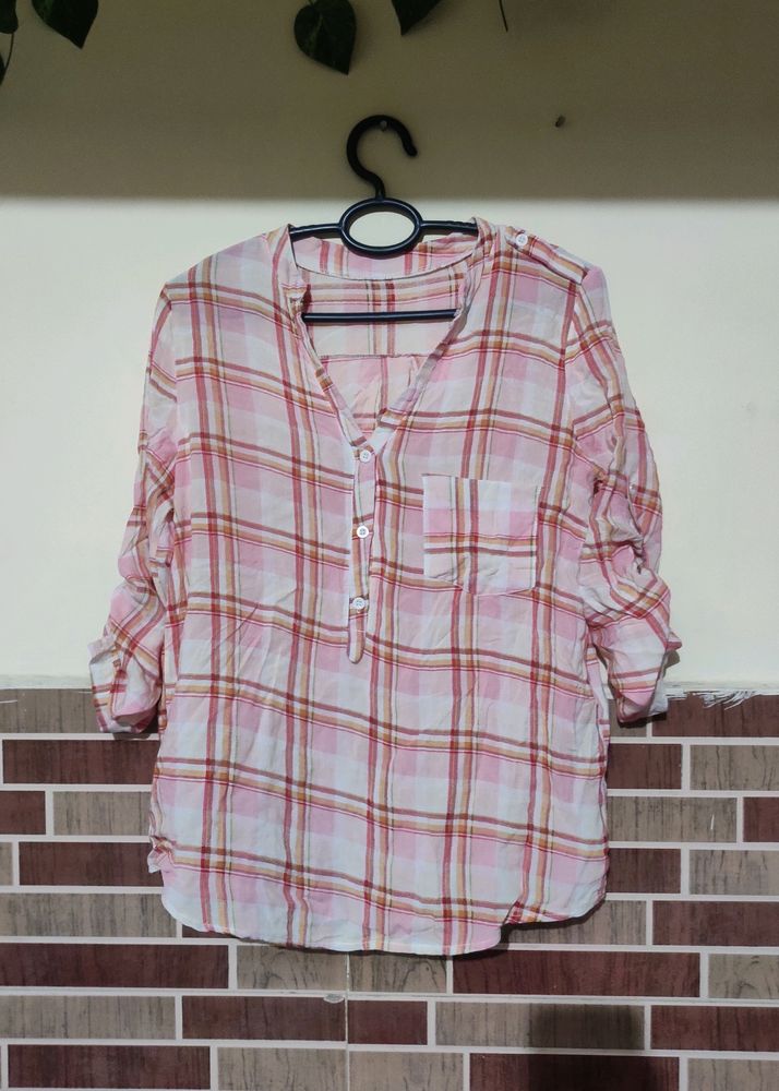 soft material, checkered top