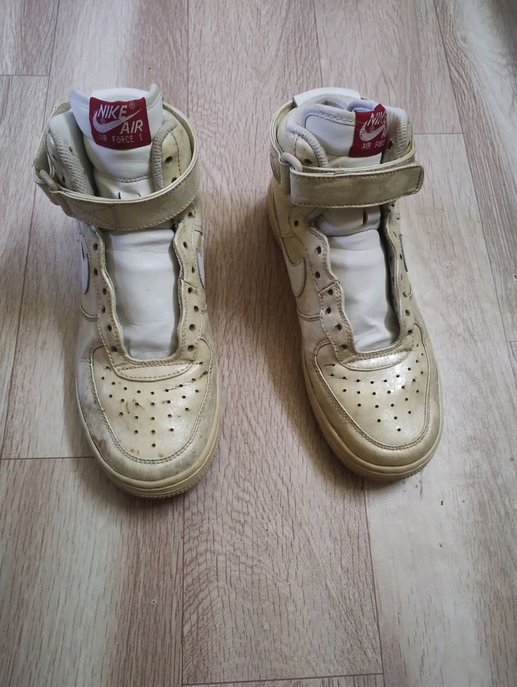 Nike Air Force 1 High OG Cream Red 344080-111