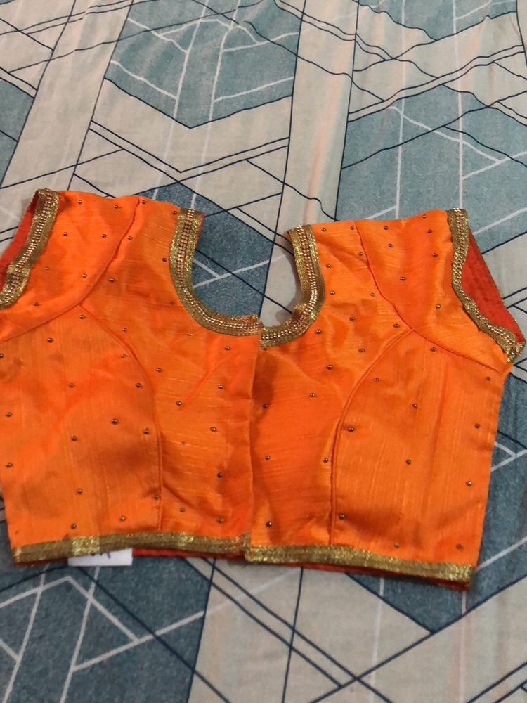 Orange Blouse