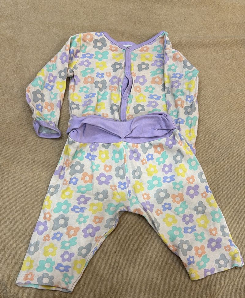 Full Sleeve Night Suit For Baby Girl