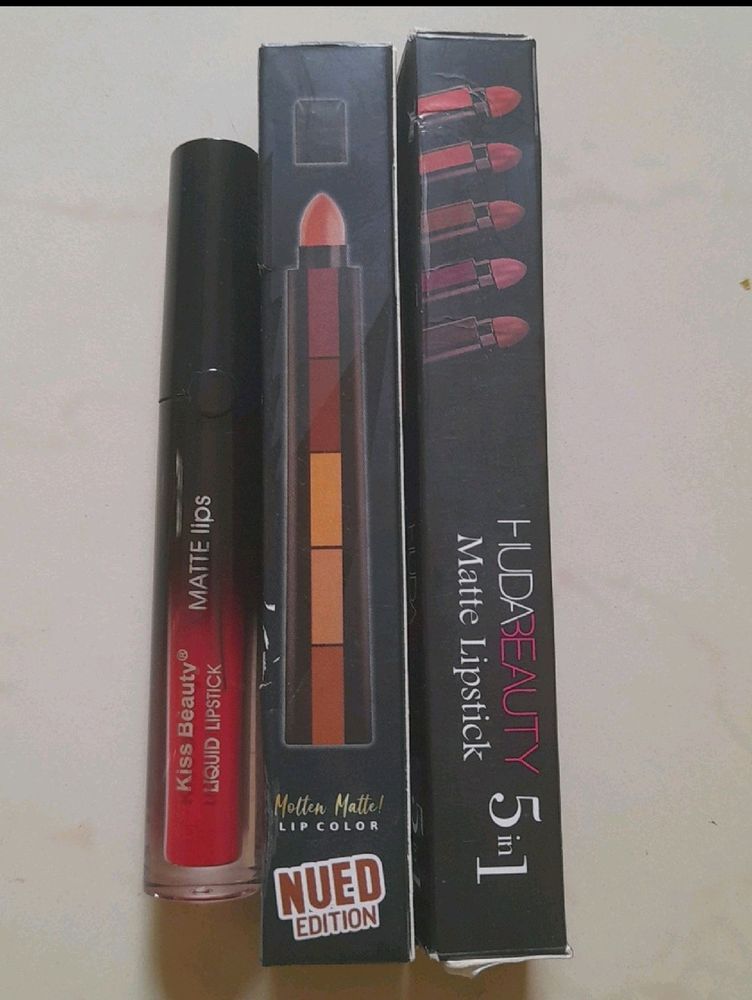 Pack Of 3 Lipsticks