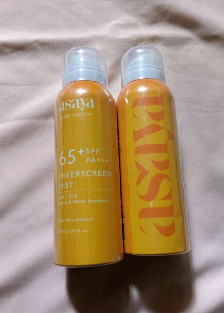 Asaya Sunscreen Spray 2