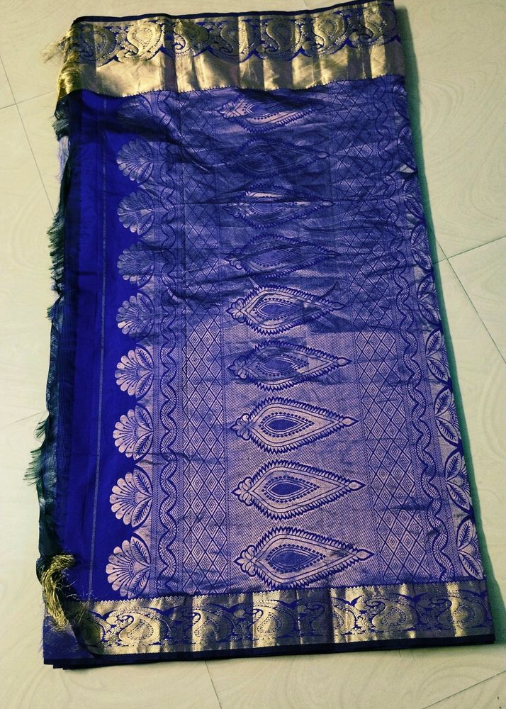 Blue Colour Uppada Pattu Saree