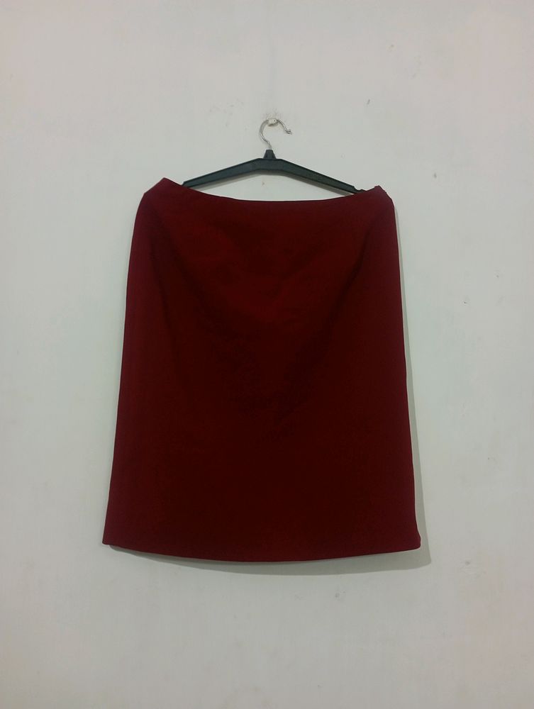 Maroon Skirt ❗Price Drop❗