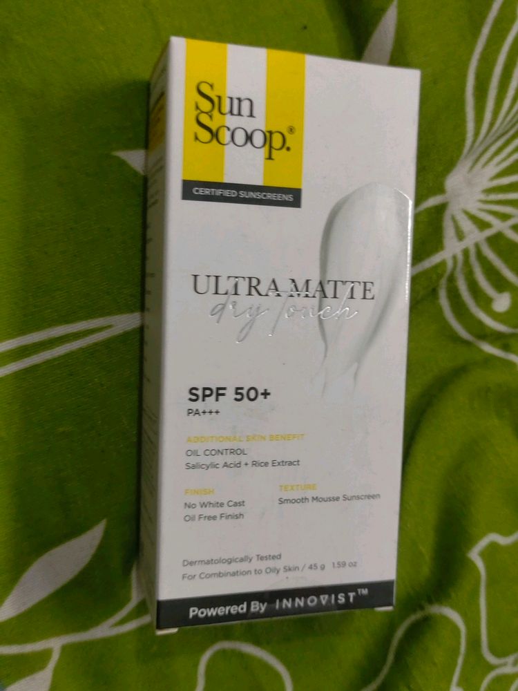 Sunscoop Ultra Matte Dry Touch Spf 50+