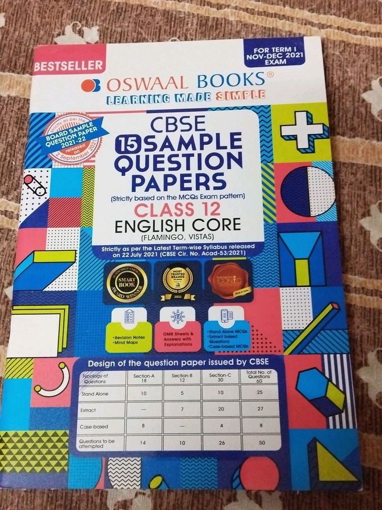 Class XII English Core Sample Paper