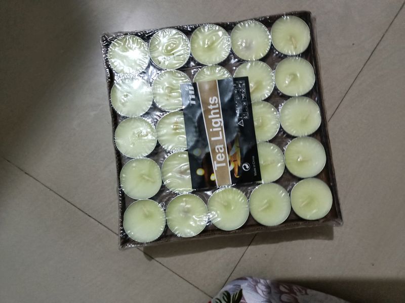 Tea Light Candles 50pcs At  Only 150/-