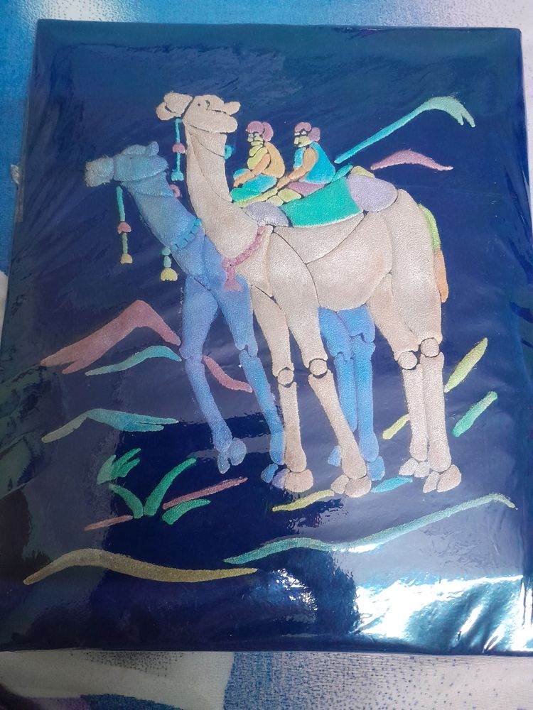 Emboss Camel Painting