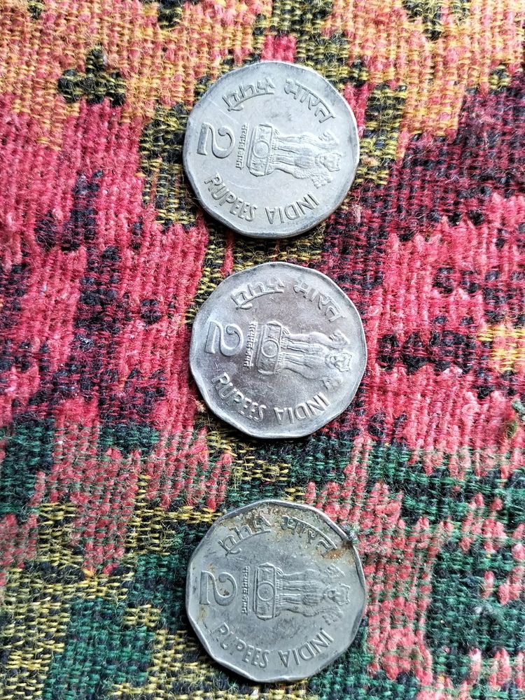 3 Rare National Integration Coins Of India ₹2