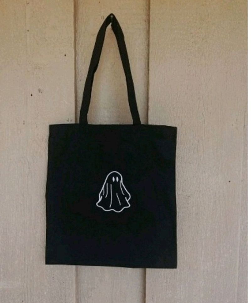 Combo Of Ghost And Night Sky Tote Bag