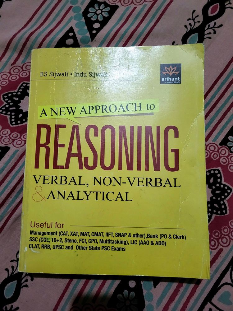 best book on reasoning by Arihant publication