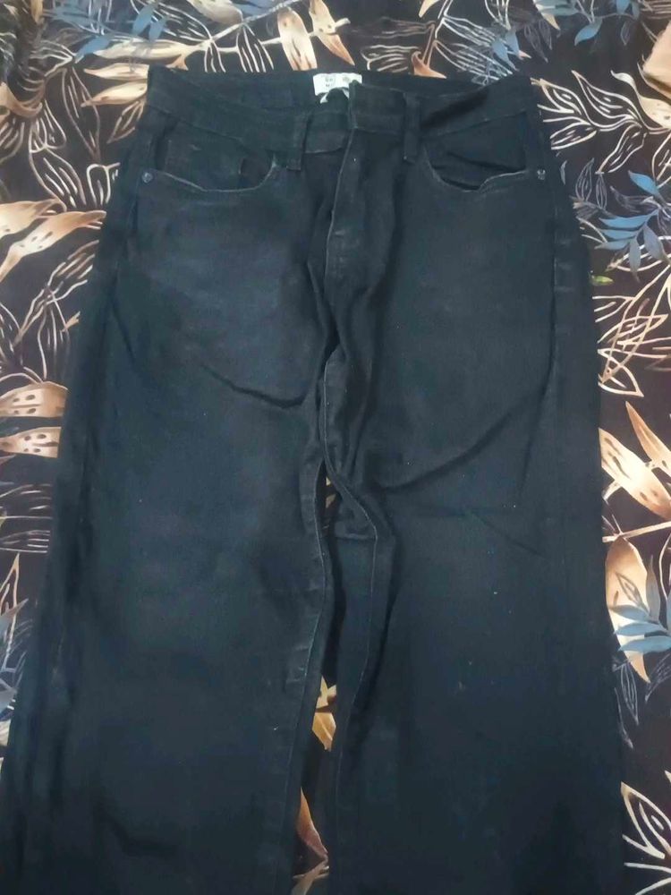 Black Bootcut Jeans