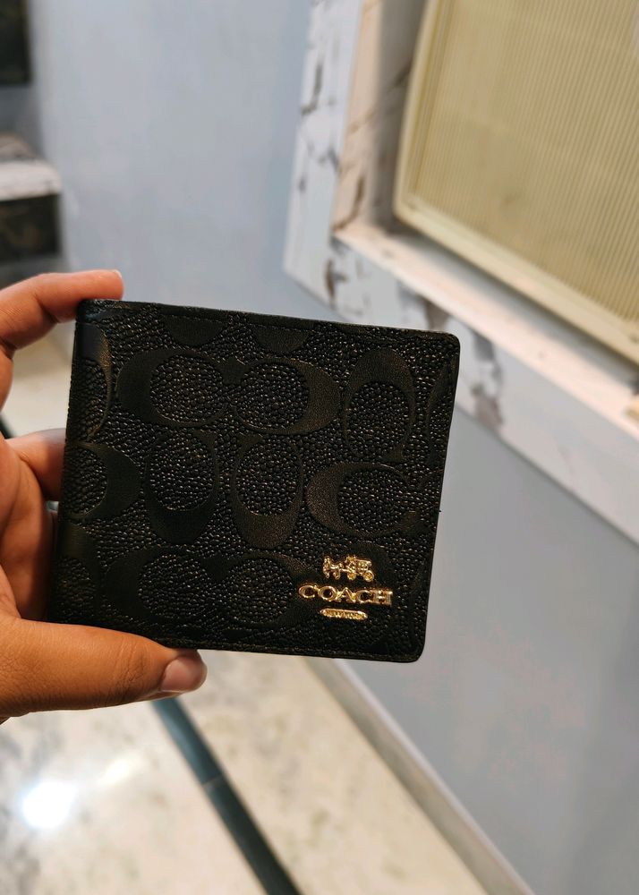 Coach Black Wallet