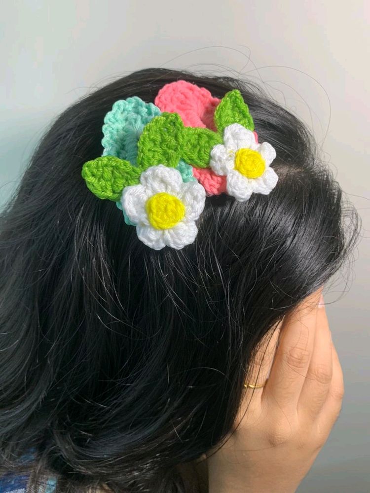 Crochet Hair Clips