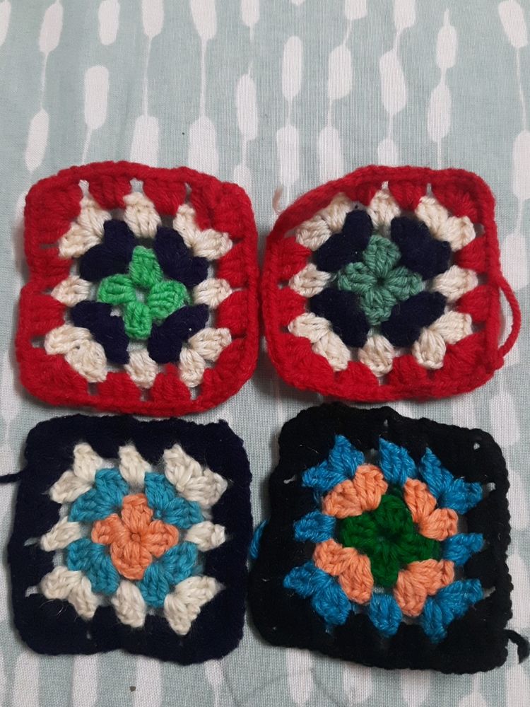 Granny Squre Crochet Piece