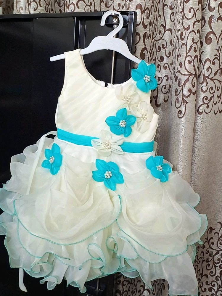 Beautiful Partywear Frock For Your Princess