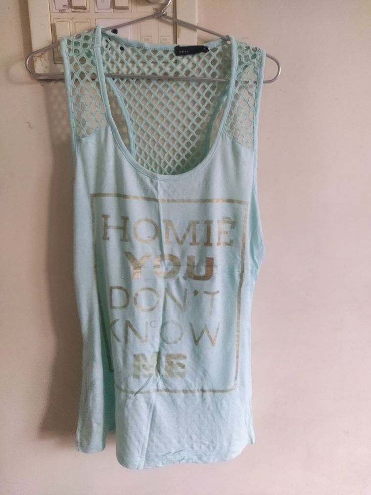 Light Green Sleeveless Top