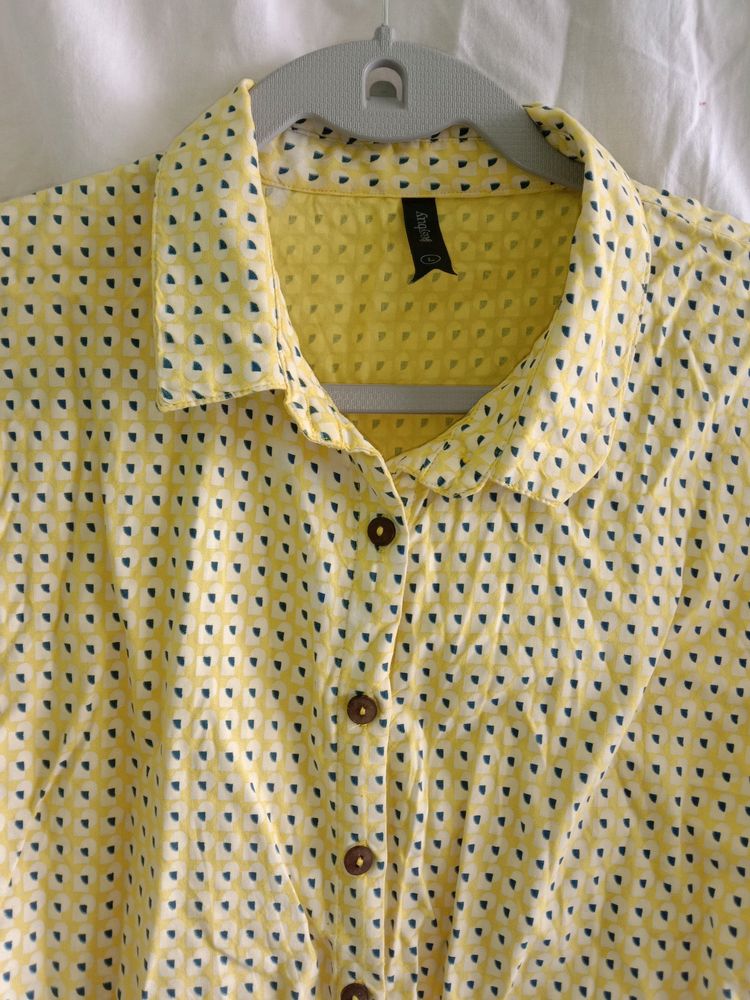 Easybuy Yellow Polkadot Shirt(women)