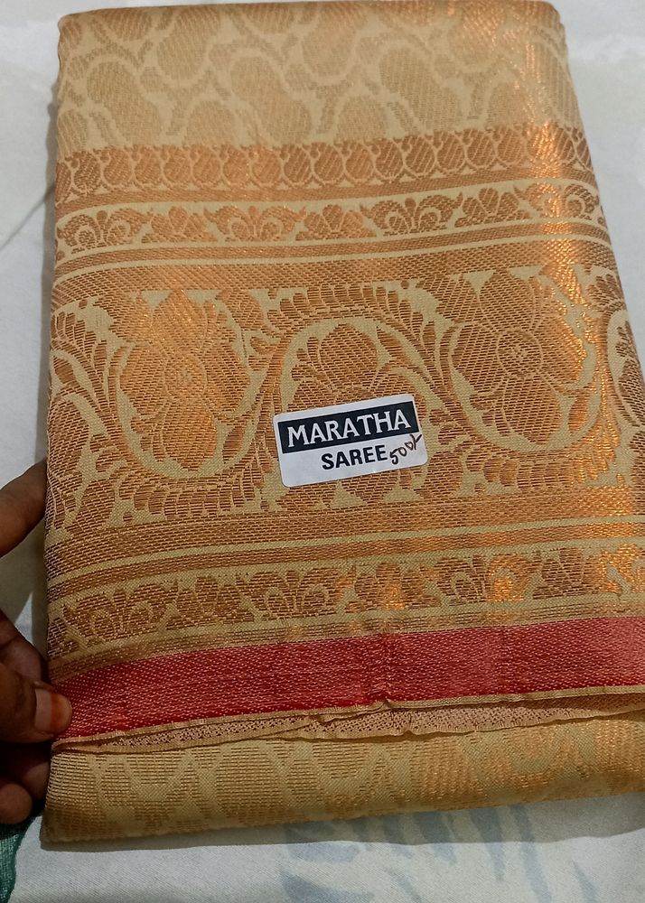 Maratha Silk Saree 💛